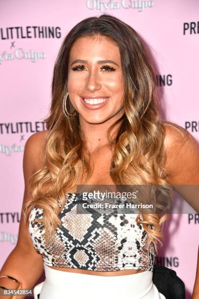 Chelsie Hill attends PrettyLittleThing X Olivia Culpo Launch at Liaison Lounge on August 17, 2017 in Los Angeles, California.