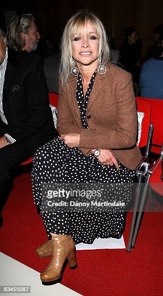 Jo Wood attends the Fashioning The Future Summit, Catwalk Show And Photocall, at London College of Fashion on October 27, 2008 in London, England.