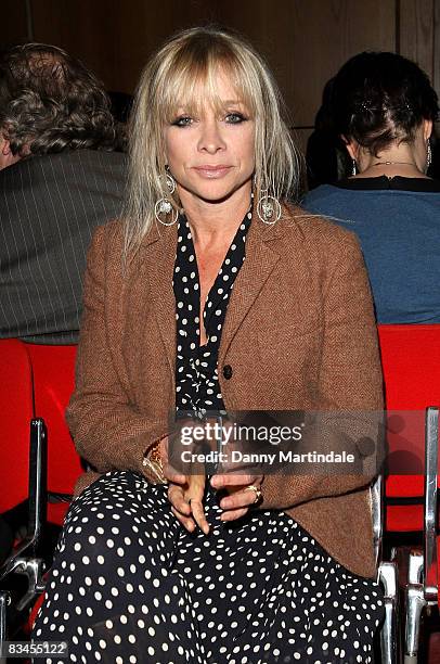 Jo Wood attends the Fashioning The Future Summit, Catwalk Show And Photocall, at London College of Fashion on October 27, 2008 in London, England.