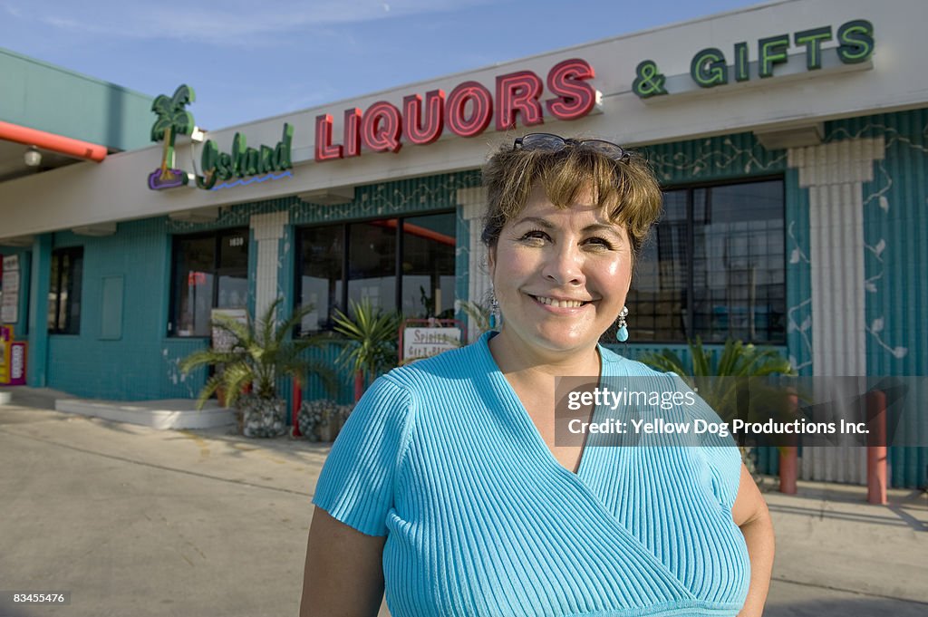 Portrait of Liquor Store Owner