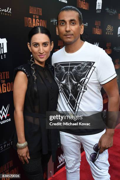 Composer J2 and Harvie Singh attend the Los Angeles special screening of Birth of the Dragon at ArcLight Cinemas on August 17, 2017 in Hollywood,...
