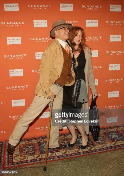 Actor Joe Pantoliano and wife Nancy Sheppard attend the 2008 Sundance Gala Fundraiser at Roseland Ballroom on October 27, 2008 in New York City.