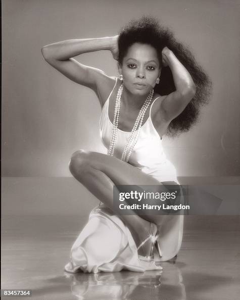 Diana Roush Model Singer Diana Ross poses for a portrait session on July 3, 1987 in Los ...