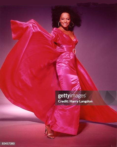 Diana Roush Model Singer Diana Ross poses for a portrait session on July 3, 1987 in Los ...
