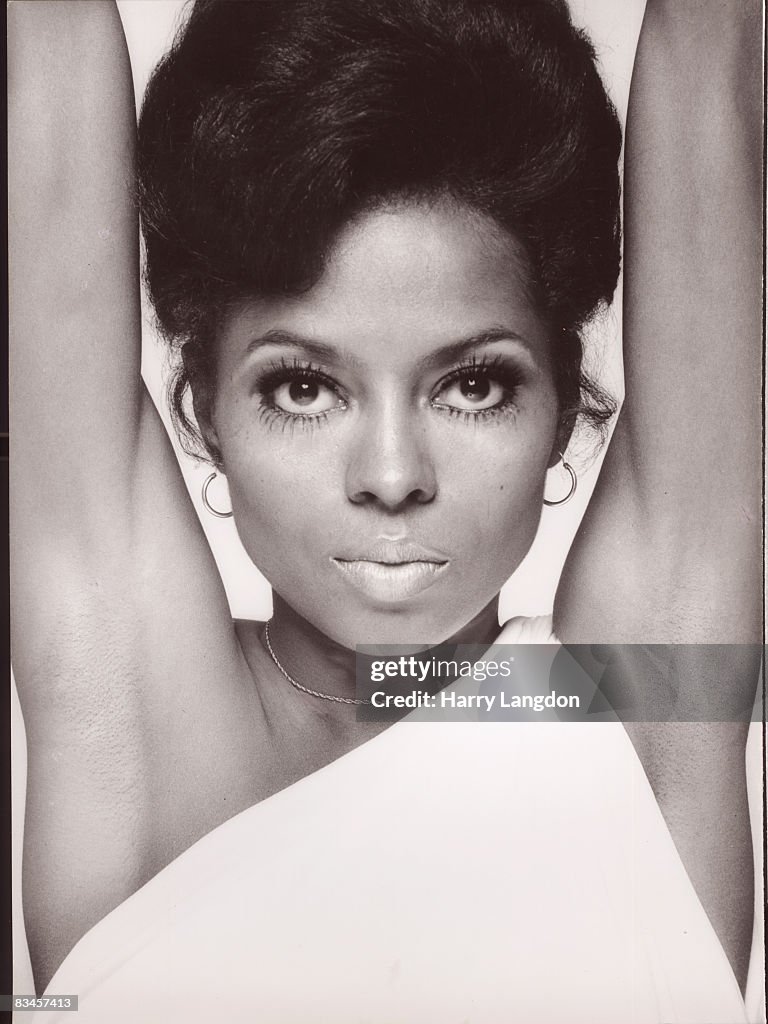 Diana Roush Model Singer Diana Ross poses for a portrait session on September 1, 1974 ...