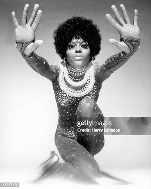 Singer Diana Ross poses for a portrait session on September 1, 1974 in Los Angeles. California