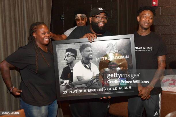 Rapper 21 Savage attends an ascap Dinner for 21 Savage at KR Steakhouse on August 17, 2017 in Atlanta, Georgia.