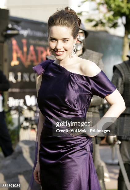 Anna Popplewell arrives for the screening of The Chronicles of Narnia: Prince Caspian at the O2 Arena in London.