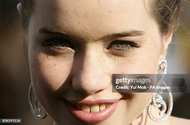 Anna Popplewell arrives for the screening of The Chronicles of Narnia: Prince Caspian at the O2 Arena in London.