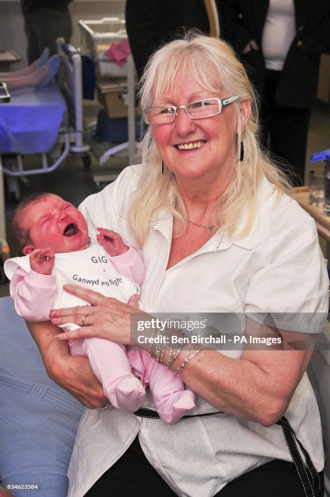 First NHS baby helps celebrate NHS 60th