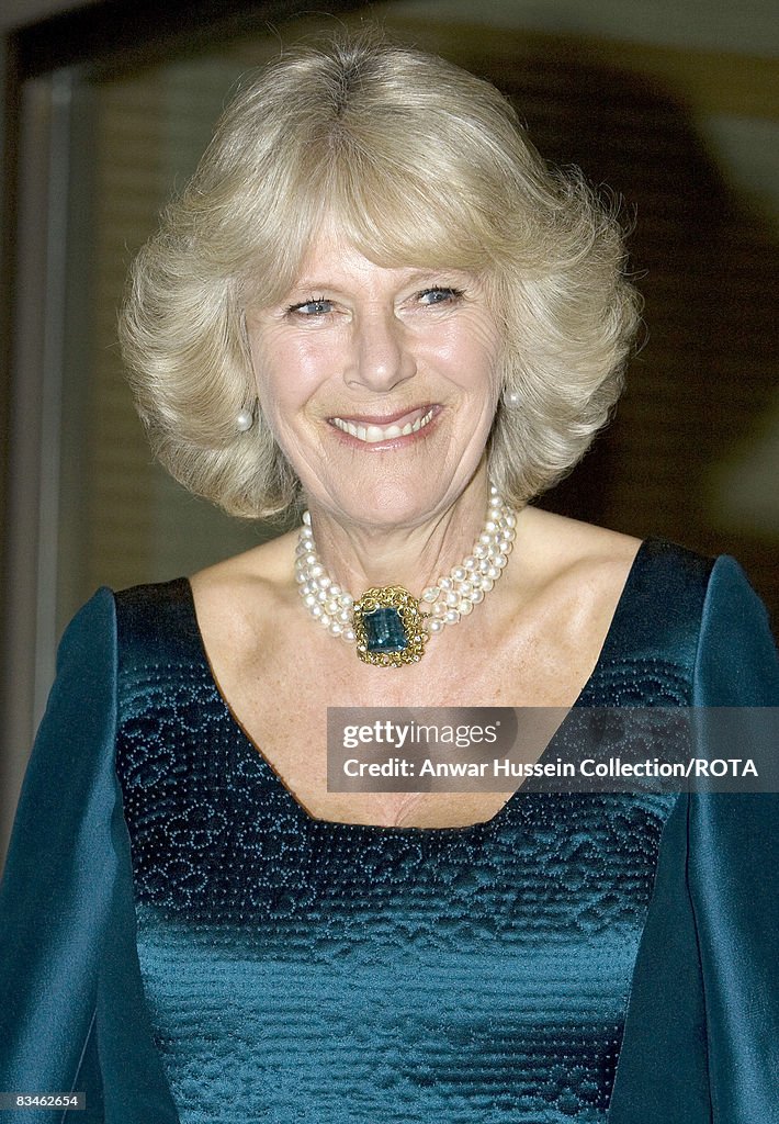 Camilla, Duchess of Cornwall arrives for a dinner with Emperor... News ...