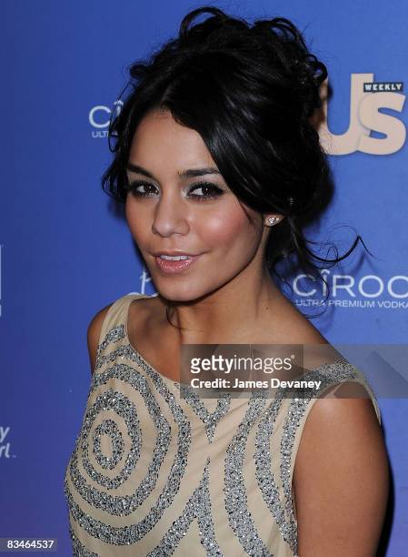 Actress Vanessa Hudgens attends US Weekly's 2008 Hot Hollywood Issue Celebration at Skylight on October 21, 2008 in New York City.