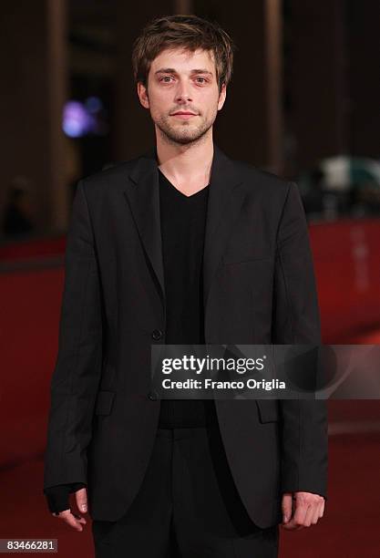 Actor Julien Baumgartner attends the 'The Joy Of Singing' premiere during the 3rd Rome International Film Festival held at the Auditorium Parco della...