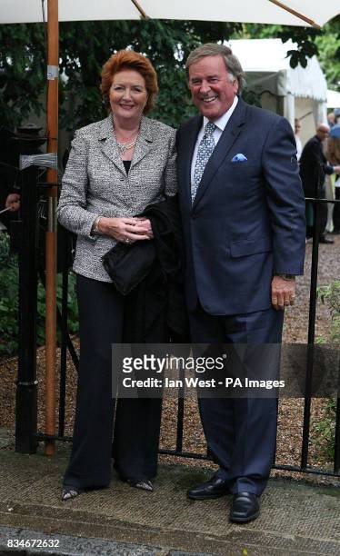 Sir Terry Wogan and wife Helen arrive at Sir David Frost's Summer Garden Party, in Carlyle Square, west London.