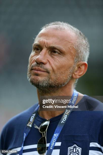 Jean Francois Fontenaud of Agen during the pre-season match between Stade Rochelais and SU Agen on August 17, 2017 in La Rochelle, France.