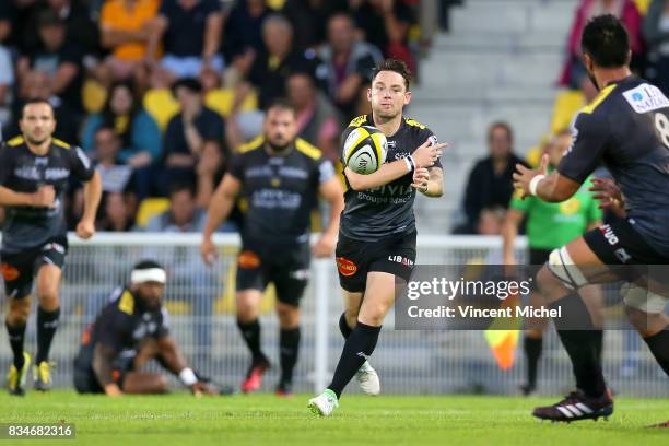 Ryan Lamb of La Rochelle during the pre-season match between Stade Rochelais and SU Agen on August 17, 2017 in La Rochelle, France.