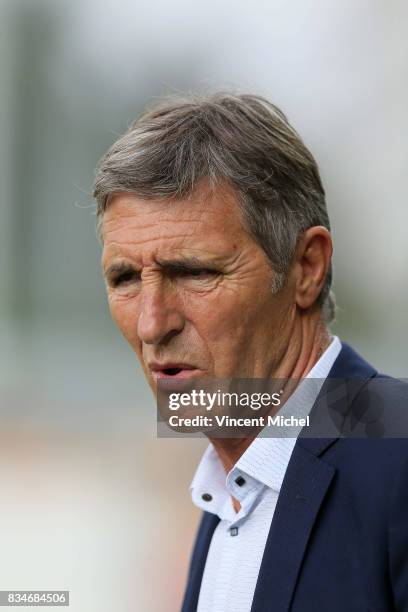 Vincent Merling, president of La Rochelle during the pre-season match between Stade Rochelais and SU Agen on August 17, 2017 in La Rochelle, France.