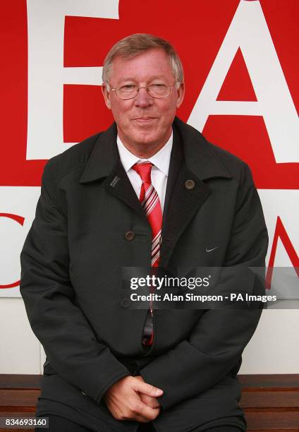 Manchester United manager Alex Ferguson during the Pre-Season Friendly at Pittodrie Stadium, Aberdeen.