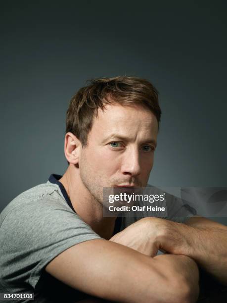 Actor Wotan Wilke Mohring is photographed on September 6, 2012 in Berlin, Germany.