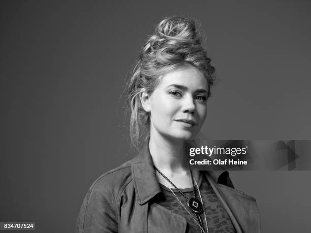 Tv presenter, actor, model, and DJ, Palina Rojinski is photographed on September 16, 2015 in Cologne, Germany.