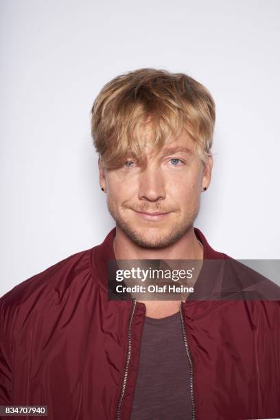 Samu Haber of Finnish rock band Sunrise Avenue is photographed on July 12, 2016 in Berlin, Germany.