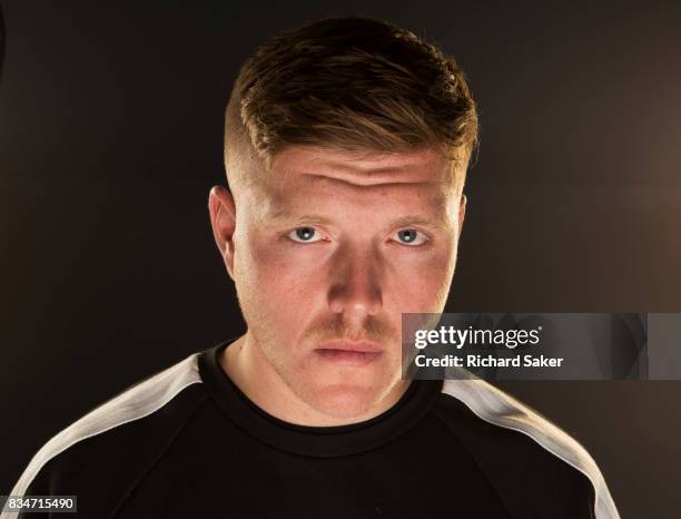 Footballer Alfie Mawson is photographed for the Guardian on June 6, 2017 in Reading, England.