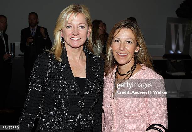 Division President Fashion CHANEL Barbara Cirkva and Vice president and publisher of W Magazine Nina Lawrence attend the CHANEL Mobile Art Event with...