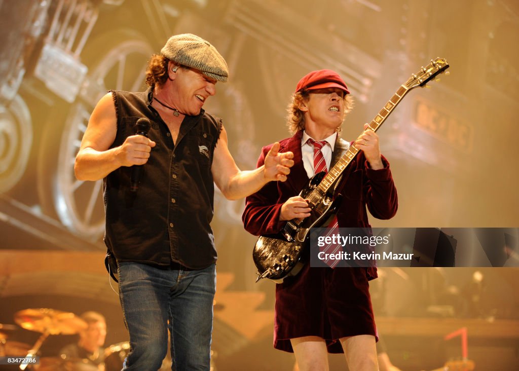 AC/DC "Black Ice" Tour Opener on October 28, 2008 in Wilkes-Barre, Pennsylvania.