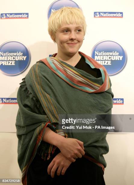 Nominated artist Laura Marling during the announcement of the shortlist for the Nationwide Mercury Prize Albums of the Year, at the Hospital Club in...
