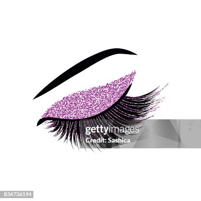 Vector Lashes Character Lashes Vector Illustration High-Res Vector Graphic - Getty Images