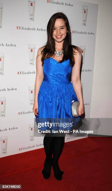 Anna Popplewell arrives for Elizabeth Arden's Eight Hour Party at 24 in central London.