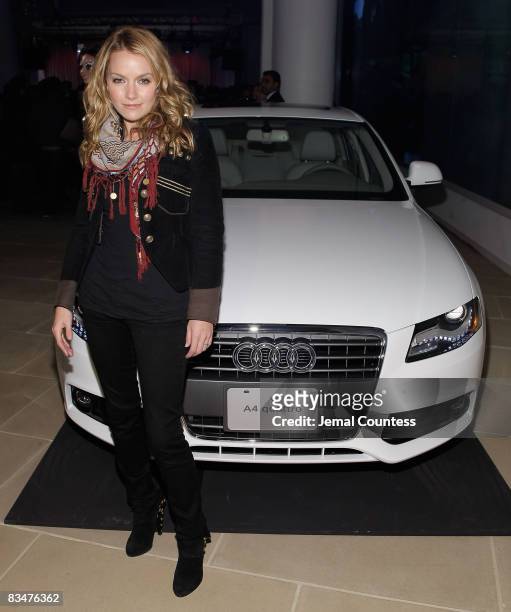 Actress Becky Newton attends the Audi Launch Event For The New 2009 Audi A4 at The IAC Building on October 28, 2008 in New York City