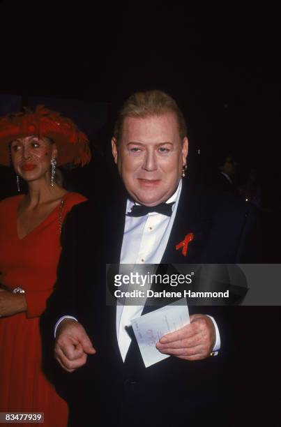 Bernard Lafferty , the 'Billionaire Butler' attends the Fire and Ice Ball in Hollywood, 17th October 1996. Lafferty had inherited a vast fortune from...