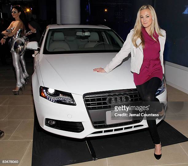 Socialite Dabney Mercer attends the Audi Launch Event For The New 2009 Audi A4 at The IAC Building on October 28, 2008 in New York City