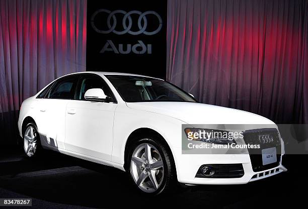 Shot of the 2009 Audi A4 during the Audi Launch Event For The New 2009 Audi A4 at The IAC Building on October 28, 2008 in New York City