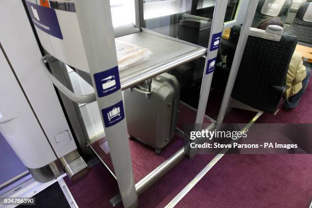 Train Bag Rack Train Luggage Rack Photos and Premium High Res Pictures - Getty Images