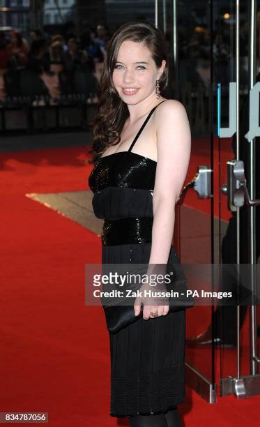 Anna Popplewell arrives for the World Film Premiere of The Duchess at the Odeon West End Cinema, Leicester Square, London.