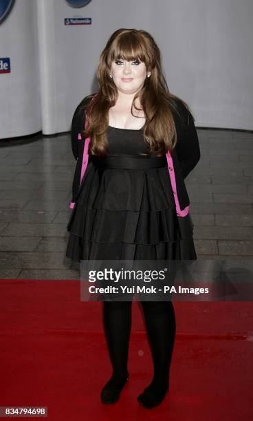 Adele arrives for the Nationwide Mercury Prize at Grosvenor House, Park Lane.