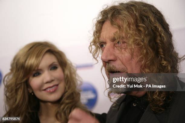Robert Plant and Alison Krauss arrive for the Nationwide Mercury Prize at Grosvenor House, Park Lane.