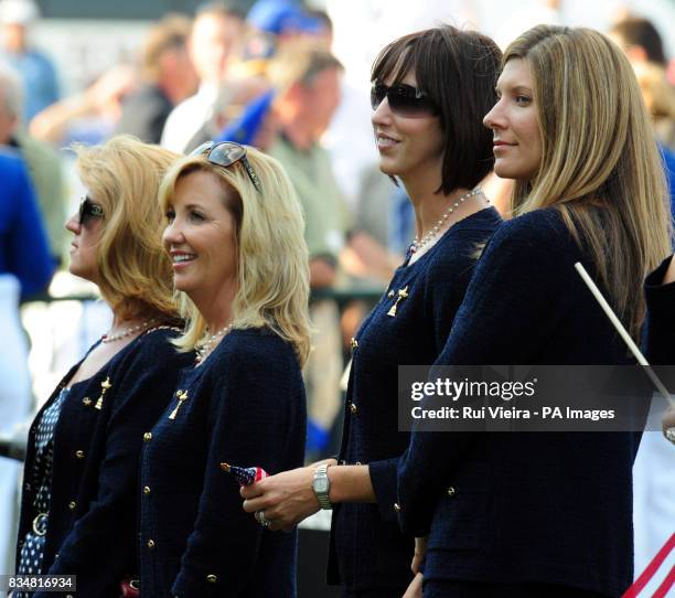 S wives Toni Azinger, Amy Mickelson, Lisa Cink and Sandy Perry during The Opening Ceremony at Valhalla Golf Club, Louisville, USA.