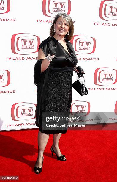 Roseanne Barr arrives to The 6th Annual "TV Land Awards" on June 8, 2008 at the Barker Hanger in Santa Monica, California.