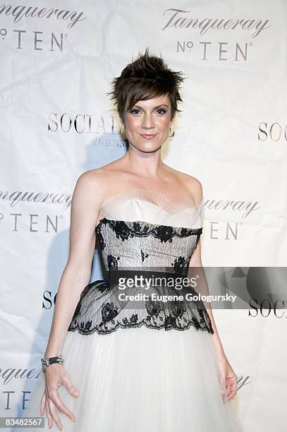 Actress Zoe McClellan attends the Social Life Magazine Hosts Zoe McLellan Celebrating Her July 4th Magazine Cover on July 5, 2008 in Watermill, New...