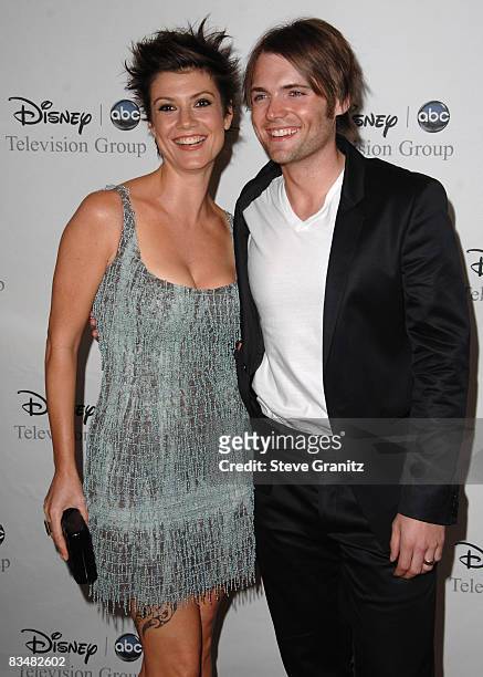 Zoe McLellan and Seth Gabel arrives at the Disney and ABC's "TCA - All Star Party" on July 17, 2008 at the Beverly Hilton Hotel in Beverly Hills,...