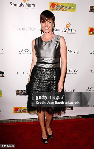 Zoe McLellan arrives at the 'An Evening Of New Dreams with Somaly Mam' fundraiser to combat human trafficking, held on September 16, 2008 in Beverly...