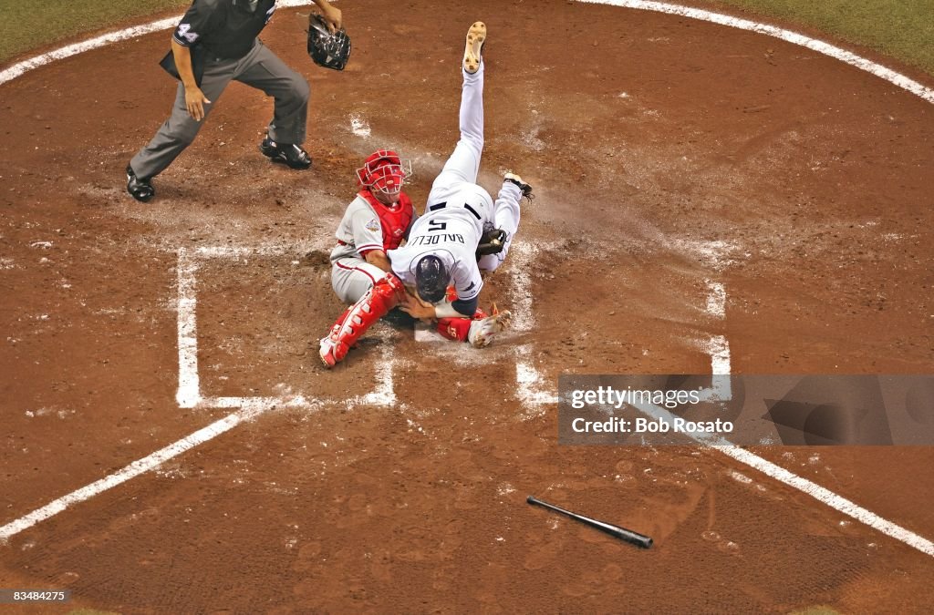 Philadelphia Phillies Carlos Ruiz, 2008 World Series