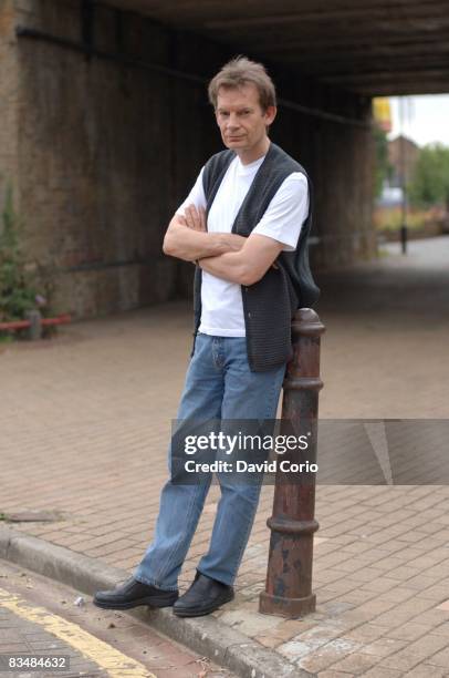 Author Graham Swift poses for a photo on July 13, 2007 in Wandsworth, London, England.