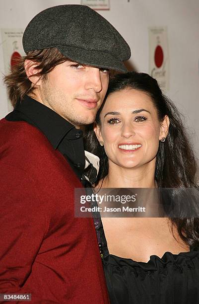 Ashton Kutcher and Demi Moore