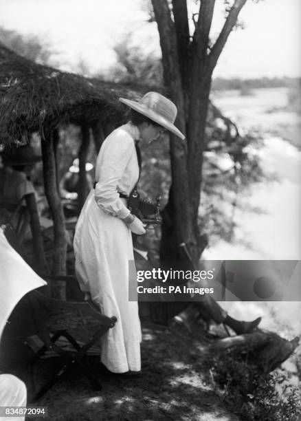 Princess Patricia of Connaught in South Africa during a tour.
