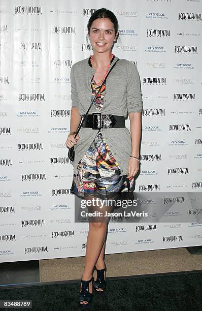 Personality Katie Lee Joel attends Los Angeles Confidential Magazine's "Men's Issue" launch party at Craft on October 29, 2008 in Los Angeles,...