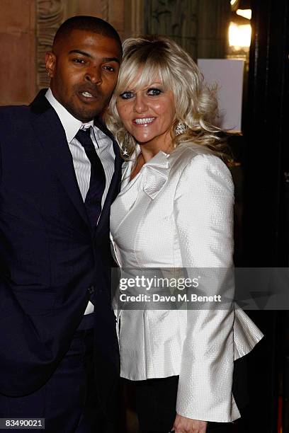 Noel Clarke and Camille Coduri attend the National Television Awards 2008 at the Royal Albert Hall on October 29, 2008 in London, England.